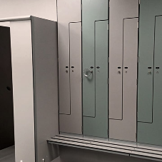 Heated Z Lockers at University of Derby
