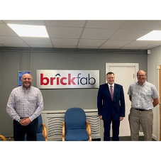 Brickfab welcomes Nick Thomas-Symonds MP as it announces major new investment after record year